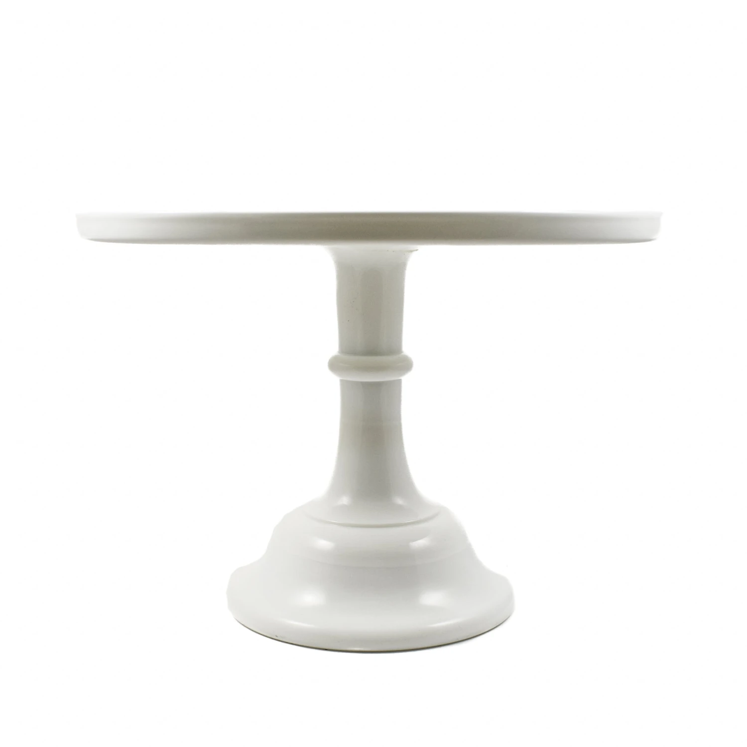 Mosser Glass White Milk Glass Cake Stand 5 Mosser Glass White Milk Glass Cake Stand - Image 3
