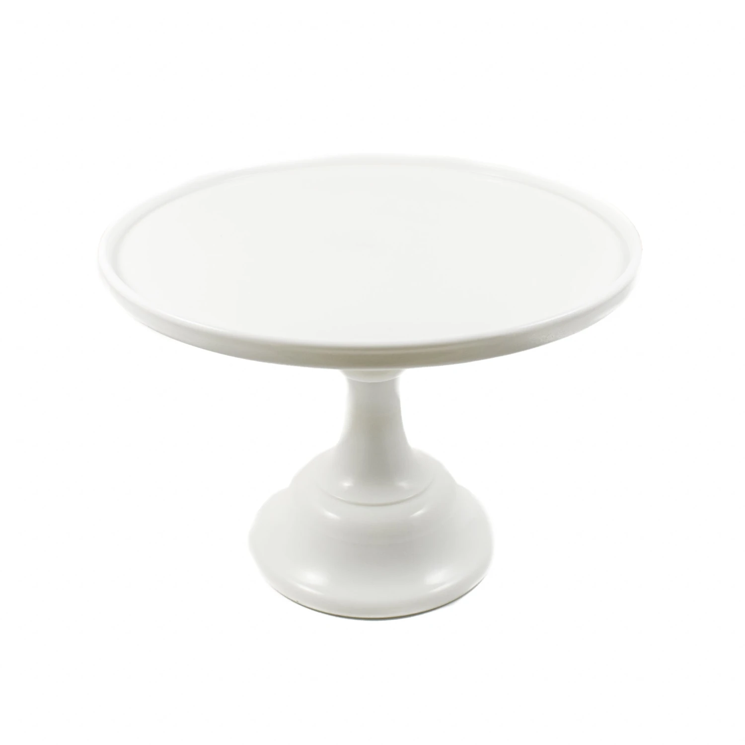 Mosser Glass White Milk Glass Cake Stand 3 Mosser Glass White Milk Glass Cake Stand