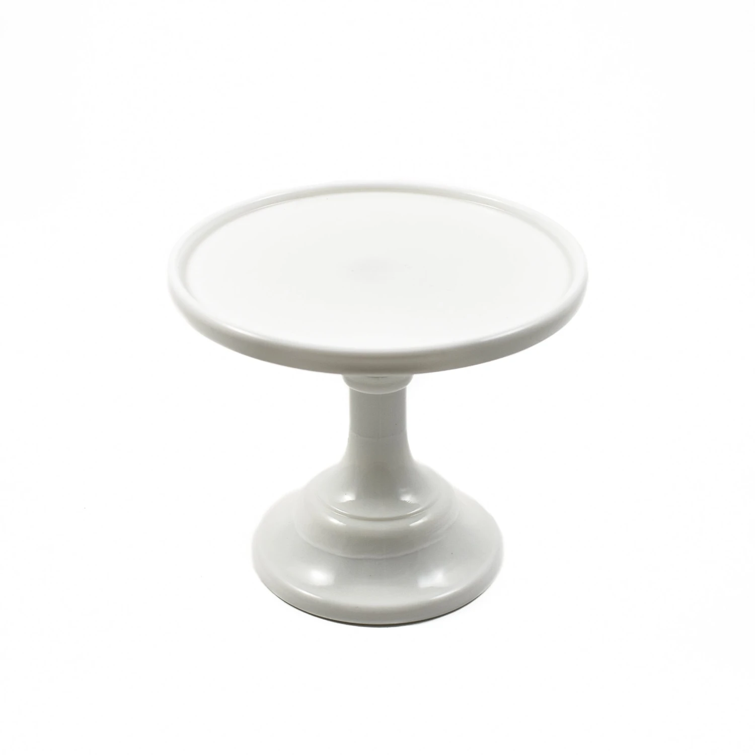 Mosser Glass White Milk Glass Cake Stand 7 Mosser Glass White Milk Glass Cake Stand - Image 5