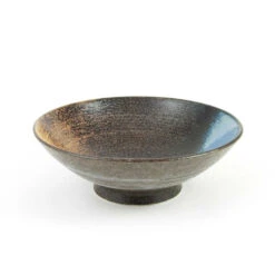 Blue-Black Glaze Bowl