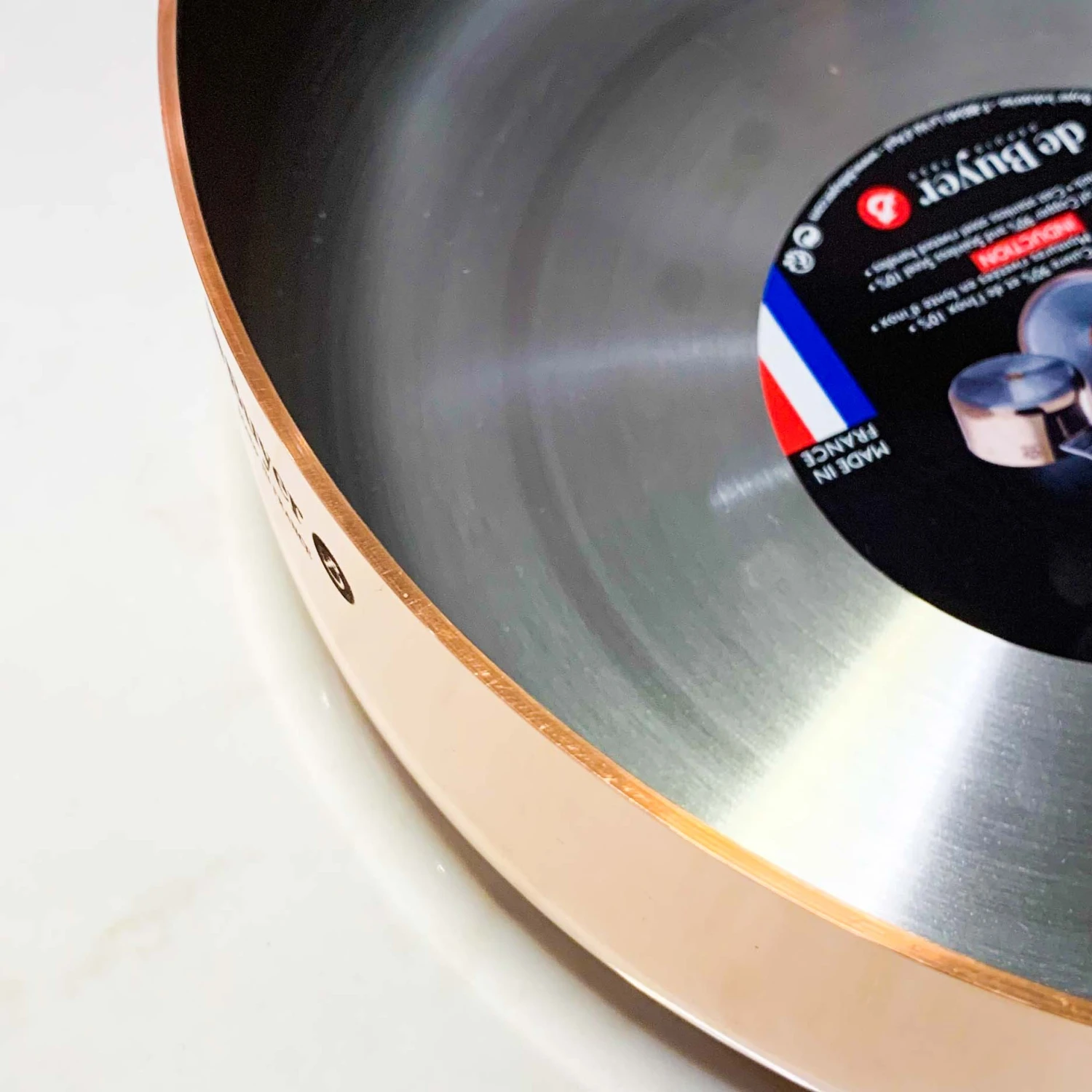 De Buyer Prima Matera Induction-Compatible Copper Saute Pan - Straight 4 De Buyer Prima Matera Induction-Compatible Copper Saute Pan - Straight - Image 2