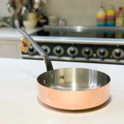 De Buyer Prima Matera Induction-Compatible Copper Saute Pan - Straight 8 De Buyer Prima Matera Induction-Compatible Copper Saute Pan - Straight -Home Kitchen straight sided saute